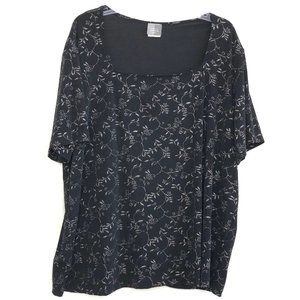 Urban Works Slinky Floral Short Sleeve Top Bok